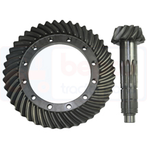 CROWN WHEEL AND PIGNON , Case-IH, JXU - JX90U, Transmission, Front axle 4WD, Difference input - final drive, 5149442, , CROWN WHEEL AND PIGNON , 54/341-260, 5149442, , 0.00 kg