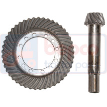 COUPLE CONIQUE , Massey Ferguson, 300 - 399, Transmission, Front axle 4WD, Miscellaneous, 3427159M91, , COUPLE CONIQUE , 30/3427159M91, 3427159M91, , 8.00 kg