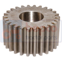 GEAR, John Deere, 50 - 2650N, Transmisija, Aizmugurējais tilts, Sānpārvada korpuss, satāvdaļas, T29444, , GEAR, 26/380-3, T29444, , 2.87 kg