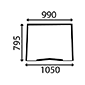 WINDSCREEN , Same, Silver - Silver 90, Body parts, cab accessories, seats, Glazing industry, Glass