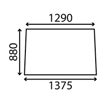 WINDSCREEN , Zetor, Body parts, cab accessories, seats, Glazing industry, Glass, 69117950, , WINDSCREEN , 37/4000-101, 69117950, , 21.50 kg