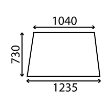 WINDSCREEN , Massey Ferguson, Body parts, cab accessories, seats, Glazing industry, Glass, 1897898M1, , WINDSCREEN , 30/4000-15, 1897898M1, , 12.80 kg