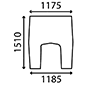 WINDSCREEN         , Massey Ferguson, 2600 - 2640