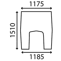 WINDSCREEN , Massey Ferguson, Body parts, cab accessories, seats, Glazing industry, Glass, 3052607M1, 3384152M1, 3384153M1, , WINDSCREEN , 30/4000-21, 3052607M1, 3384152M1, 3384153M1, , 13.00 kg