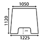 WINDSCREEN         , Massey Ferguson, 3600 - 3690