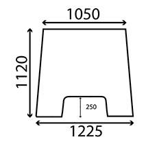 WINDSCREEN , Massey Ferguson, Body parts, cab accessories, seats, Glazing industry, Glass, 3385240M4, 3385240M5, , WINDSCREEN , 30/4000-23, 3385240M4, 3385240M5, , 21.20 kg