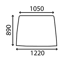 WINDSCREEN CURVED AND TINTED, Case-IH, 95 - 595XL, Body parts, cab accessories, seats, Glazing industry, Glass, 3233045R1, 3233045R2, , WINDSCREEN CURVED AND TINTED, 25/4000-36, 3233045R1, 3233045R2, , 12.00 kg