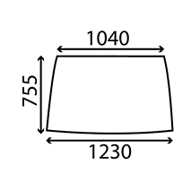 WINDSCREEN , David Brown, Body parts, cab accessories, seats, Glazing industry, Glass, K262895, K303699, , WINDSCREEN , 20/4000-37, K262895, K303699, , 10.00 kg