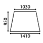 WINDSCREEN         , JCB, CX - 3CX cabine blanche