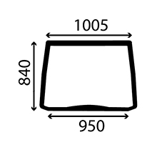 WINDSCREEN , Ford, Body parts, cab accessories, seats, Glazing industry, Glass, 82005280, 83995040, E9NN9403102BA, , WINDSCREEN , 24/4000-44, 82005280, 83995040, E9NN9403102BA, , 13.64 kg