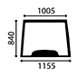 WINDSCREEN         , Ford, 40 - 7740