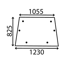 WINDSCREEN , Case-IH, Body parts, cab accessories, seats, Glazing industry, Glass, 1535093C2, , WINDSCREEN , 25/4000-45, 1535093C2, , 13.90 kg