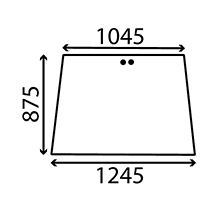 FIXED WINDSCREEN , Case-IH, Body parts, cab accessories, seats, Glazing industry, Glass, 144768A1, , FIXED WINDSCREEN , 25/4000-48, 144768A1, , 14.50 kg