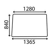 WINDSCREEN , Zetor, Body parts, cab accessories, seats, Glazing industry, Glass, 67827961, 67827961B, , WINDSCREEN , 37/4000-49, 67827961, 67827961B, , 17.25 kg