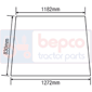 WINDSCREEN , Zetor, UR I - 6748 (6001), Body parts, cab accessories, seats, Glazing industry, Glass