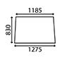 WINDSCREEN         , Zetor, UR I - 4320 (6201)