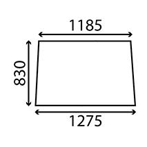 WINDSCREEN , Zetor, Body parts, cab accessories, seats, Glazing industry, Glass, 59117937, 59117937B, , WINDSCREEN , 37/4000-51, 59117937, 59117937B, , 16.20 kg