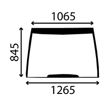 WINDSCREEN FIXED , Case-IH, Body parts, cab accessories, seats, Glazing industry, Glass, 1330875C1, 248715A1, , WINDSCREEN FIXED , 25/4000-54, 1330875C1, 248715A1, , 13.00 kg