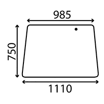 WINDSCREEN , Fendt, Farmer 300 - 305LS, Body parts, cab accessories, seats, Glazing industry, Glass, 178810110010, , WINDSCREEN , 22/4000-55, 178810110010, , 11.70 kg