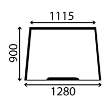 WINDSCREEN , Massey Ferguson, Body parts, cab accessories, seats, Glazing industry, Glass, 3902148M1, , WINDSCREEN , 30/4000-56, 3902148M1, , 18.00 kg