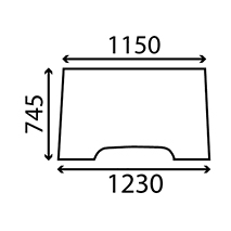 WINDSCREEN , John Deere, Body parts, cab accessories, seats, Glazing industry, Glass, RT6005010155, RT6005028923, , WINDSCREEN , 26/4000-58, RT6005010155, RT6005028923, , 0.00 kg