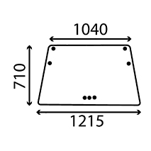 WINDSCREEN , Deutz, Body parts, cab accessories, seats, Glazing industry, Glass, 04340307, , WINDSCREEN , 21/4000-61, 04340307, , 13.10 kg