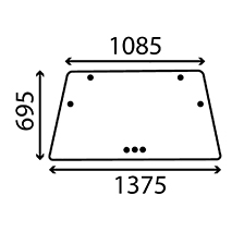 WINDSCREEN OPENING , Deutz, Body parts, cab accessories, seats, Glazing industry, Glass, 04363390, 84363360, D7740, , WINDSCREEN OPENING , 21/4000-64, 04363390, 84363360, D7740, , 12.60 kg