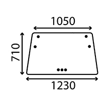 WINDSCREEN COLORED, Deutz, Agroxtra - Agroxtra 4.47, Body parts, cab accessories, seats, Glazing industry, Glass, 04363115, , WINDSCREEN COLORED, 21/4000-66, 04363115, , 13.90 kg