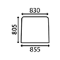 WINDSCREEN         , Valmet, 05 - 405