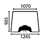 WINDSCREEN FIXED         , Massey Ferguson, 4200 - 4225