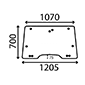 WINDSCREEN OPENING         , Massey Ferguson, 4300 - 4355