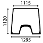 WINDSCREEN         , Valmet, 6000 - 6300