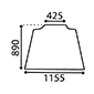 WINDSCREEN , Case-IH, Body parts, cab accessories, seats, Glazing industry, Glass