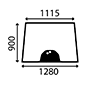 WINDSCREEN FRONT         , Massey Ferguson, 5400 - 5425