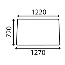 WINDSCREEN, Fiat, Virsbūves daļas, kabīne, sēdekļi, Stiklojums, Stikls, 5152341, 5158493, , WINDSCREEN, 23/4001-10, 5152341, 5158493, , 15.20 kg