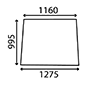 WINDSCREEN FIXED         , Renault / Claas, 100 - 133-54