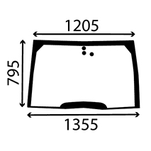 WINDSCREEN , Case-IH, CX - CX50, Body parts, cab accessories, seats, Glazing industry, Glass, 238682A3, 238682A4, , WINDSCREEN , 25/4001-19, 238682A3, 238682A4, , 8.00 kg