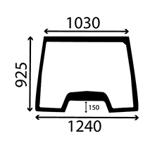 WINDSCREEN , Steyr, Body parts, cab accessories, seats, Glazing industry, Glass, 134671001, 134671067, 134671097, , WINDSCREEN , 27/4001-21, 134671001, 134671067, 134671097, , 0.00 kg