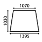 WINDSCREEN         , JCB, Fastrac - Fastrac 1135