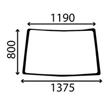 WINDSCREEN , John Deere, Body parts, cab accessories, seats, Glazing industry, Glass, R114807, , WINDSCREEN , 26/4001-38, R114807, , 5.70 kg