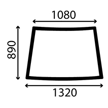 CURVED FRONT WINDSCREEN  , Ford, Body parts, cab accessories, seats, Glazing industry, Glass, 85999176, , CURVED FRONT WINDSCREEN  , 24/4001-39, 85999176, , 10.00 kg