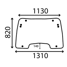 WINDSCREEN OPENING , Case-IH, Body parts, cab accessories, seats, Glazing industry, Glass, 82032042, , WINDSCREEN OPENING , 27/4004-20T, 82032042, , 0.00 kg