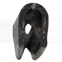 DRAUGHT EXCLUDER, Universālie aksesuāri, Virsbūves daļas, kabīne, sēdekļi, Stiklojums, Stiklu gumijas, , DRAUGHT EXCLUDER, 70/4010-14, , 0.35 kg