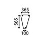 LOWER FRONT GLASS RIGHT         , Deutz, DX - DX90A