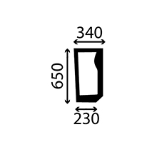 LOWER FRONT GLASS RH , New Holland, Body parts, cab accessories, seats, Glazing industry, Glass, 82001924, , LOWER FRONT GLASS RH , 24/4011-14, 82001924, , 0.00 kg