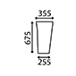 FRONT GLASS LEFT , Massey Ferguson, 300 - 382N, Body parts, cab accessories, seats, Glazing industry, Glass