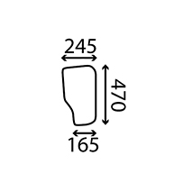 LOWER FRONT GLAAS LH , Ford, Body parts, cab accessories, seats, Glazing industry, Glass, 83904537, D5NN9400246B, , LOWER FRONT GLAAS LH , 24/4011-5, 83904537, D5NN9400246B, , 1.57 kg