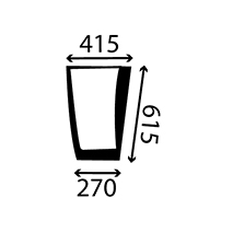 CAB GLASS RH LOWER FRONT , Case-IH, Body parts, cab accessories, seats, Glazing industry, Glass, 1330877C1, 248717A1, , CAB GLASS RH LOWER FRONT , 25/4011-8, 1330877C1, 248717A1, , 2.80 kg