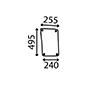 FRONT GLASS LEFT & RIGHT         , Massey Ferguson, 600 - 699