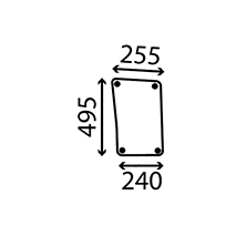 FRONT GLASS LEFT & RIGHT , Massey Ferguson, Body parts, cab accessories, seats, Glazing industry, Glass, 3301879M3, 3301880M4, 3301889M2, , FRONT GLASS LEFT & RIGHT , 30/4012-14, 3301879M3, 3301880M4, 3301889M2, , 1.80 kg